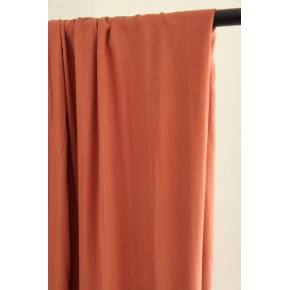 tissu voile de viscose - terracotta