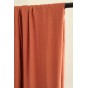 tissu voile de viscose - terracotta