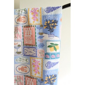 joli tissu d'été - coton canvas