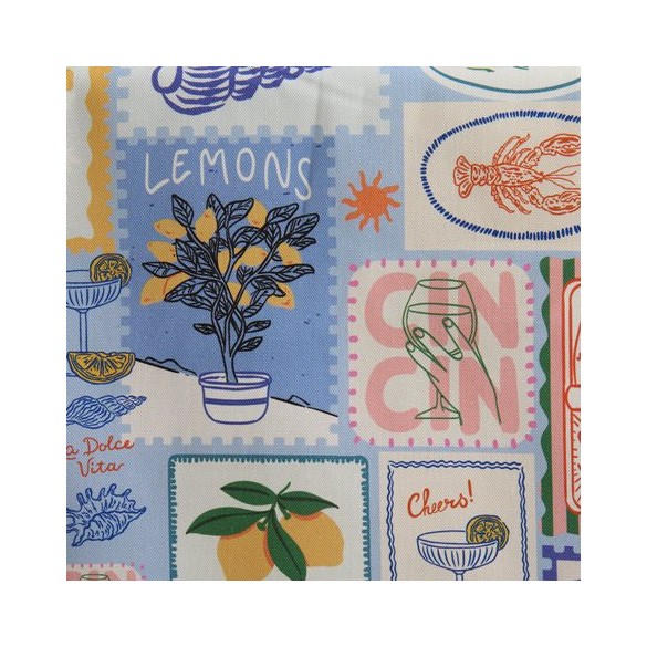 coton canvas - imprimé estival