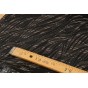 tissu français - jacquard kaki et noir