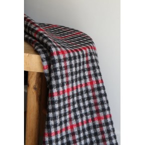 tissu lainage tartan - un chat sur un fil