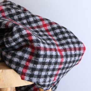 tissu lainage tartan - un chat sur un fil