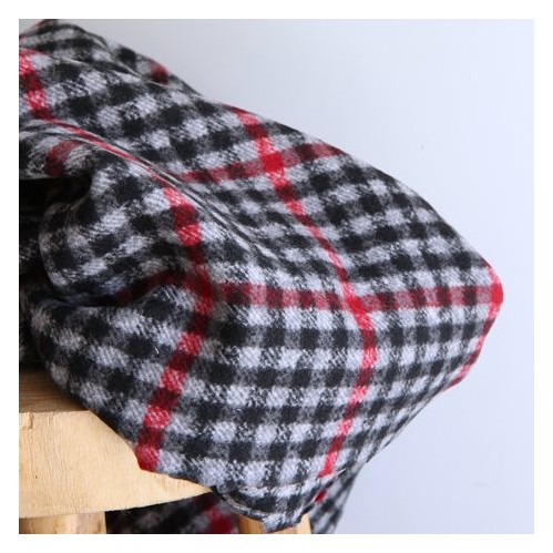 tissu lainage tartan - un chat sur un fil