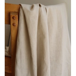coton et lin beige naturel - un chat sur un fil