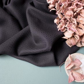 viscose plumetis dobby black - atelier brunette