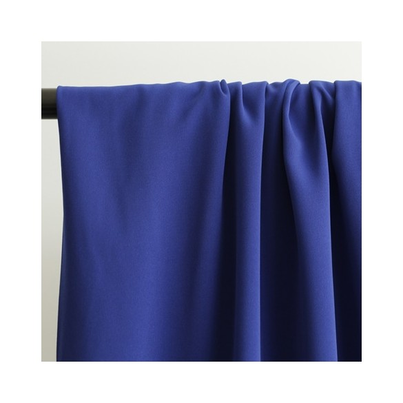 Crêpe luxury bleu royal