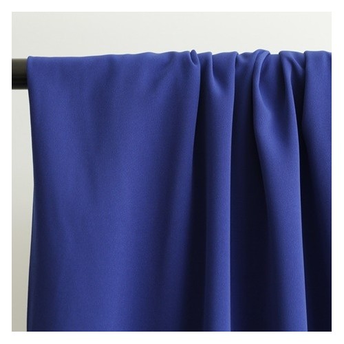 Crêpe luxury bleu royal
