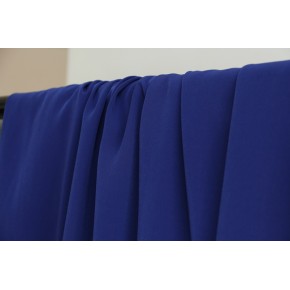 tissu crêpe bleu royal