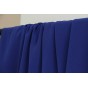 tissu crêpe bleu royal