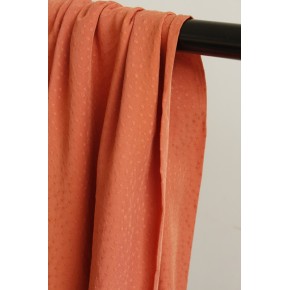 viscose pois terracotta