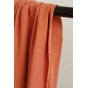 viscose pois terracotta