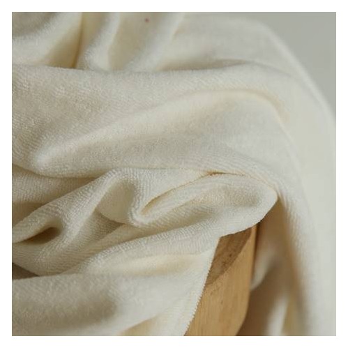 tissu éponge jersey écru - un chat sur un fil