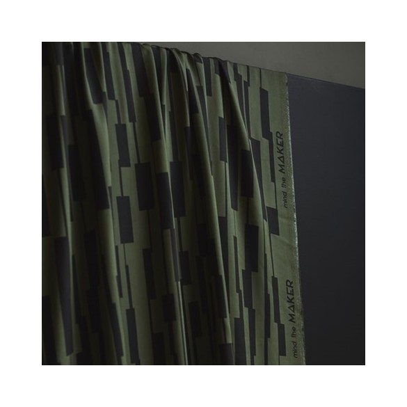 viscose un-square khaki - mind the maker