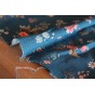 joli voile de coton fleuri - un chat sur un fil
