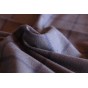 tissu polyester gis et carreaux bleu marine