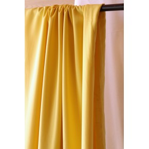 joli crêpe de polyester haut de gamme - jaune