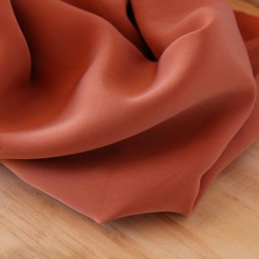 Crêpe luxury terracotta - polyester