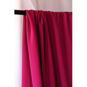 crêpe polyester haute gamme - rose fuchsia