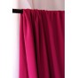 crêpe polyester haute gamme - rose fuchsia