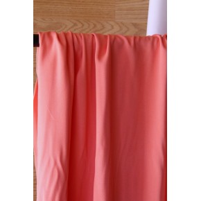 tissu corail uni - twill de  viscose