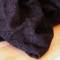 coupon de dentelle noire - un chat sur un fil