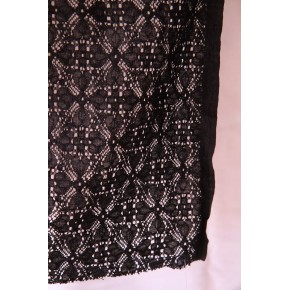 joli dentelle noire - coton et polyamide
