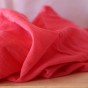 tissu crépon coton corail