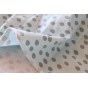 tissu en jersey de coton - un chat sur un fil