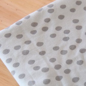 coupon de jersey coton - pois mint