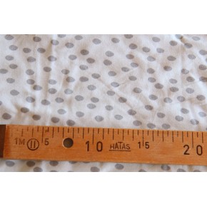 coupon de jersey pois - vert clair et gros