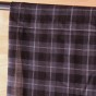 tissu à carreaux - gris et noir