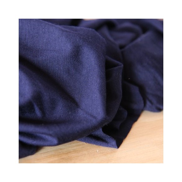 joli jersey viscose marine au mètre