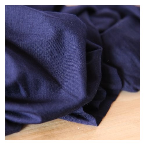 joli jersey viscose marine au mètre