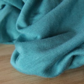 tissu jersey bleu lagon - un chat sur un fil