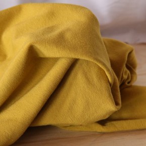 tissu viscose moutarde - un chat sur un fil