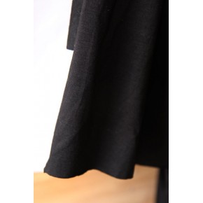 tissu viscose en jersey - noir