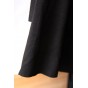 tissu viscose en jersey - noir