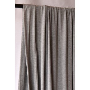 tissu jersey viscose gris