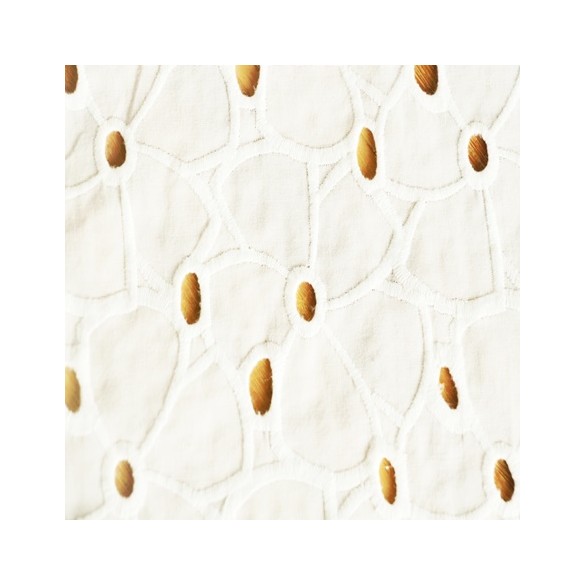 broderie anglaise marguerite blanc