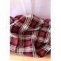 joli coton carreaux bordeaux marine