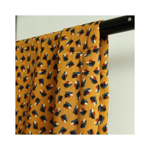 viscose paint moutarde