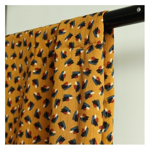viscose paint moutarde