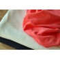 Maille ajourée losange corail
