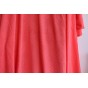 Maille ajourée losange corail
