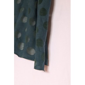 jersey fin pois vert
