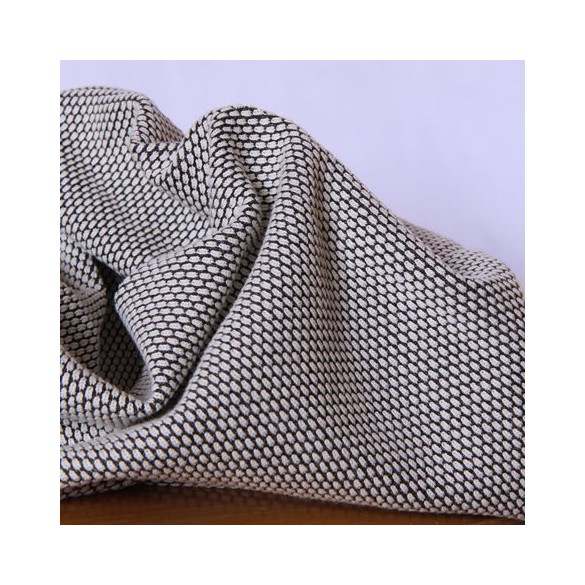coupon maille souple géométrique