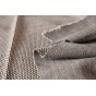 tissu maille pour pull - noir et écru