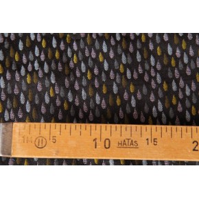 tissu jacquard goutte - un chat sur un fil