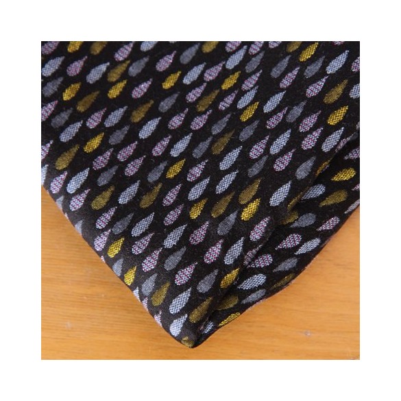 tissu jacquard imprimé goutte - coupon tissu